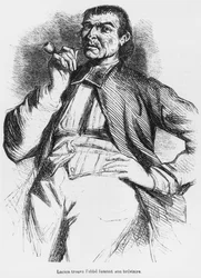 Vautrin, illustration de Splendeurs et Misères des Courtisanes par Honoré de Balzac, publié en 1867