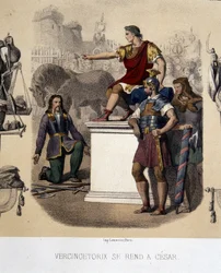 Vercingétorix se rend à César (52 av. J.-C.)