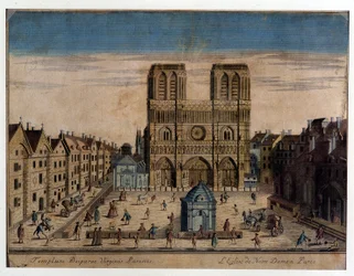 Vue de Notre-Dame à Paris