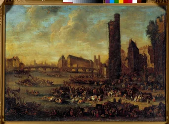 Vue de Paris depuis la Côte de la Cité prise de la Tour de Nesles