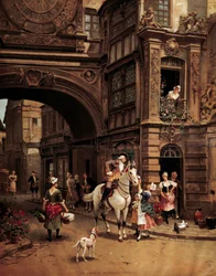 Vue de la rue de l