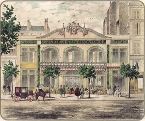 Vue du Grand Café du XIXe siècle, Paris, 1857