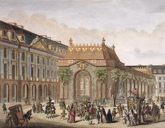 Vue de la Place de Louis le Grand, avec l