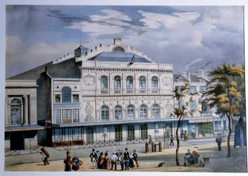 Vue du Théâtre de la Gaîté à Paris