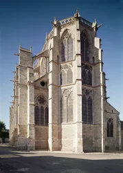Vue du chevet de l