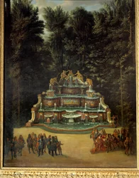 Vue de la fontaine du Buffet d