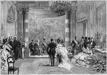 Visite du Shah de Perse en France