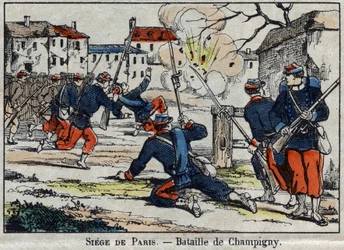 Guerre de 1870 entre la France et la Prusse : la bataille de Champigny ou la bataille de Villiers du 30/11 au 02/12/1870