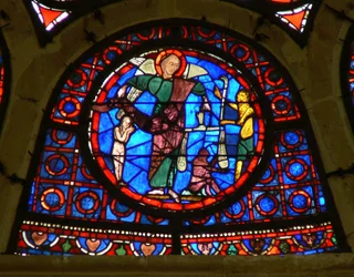 Fenêtre Ww représentant Saint Michel