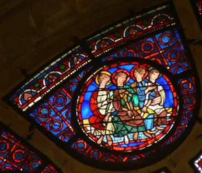 Fenêtre Ww représentant quatre Apôtres