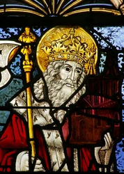 Vitrail représentant Saint Henri de Bamberg