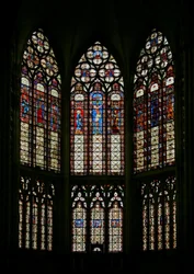 Fenêtre représentant le triforium de l