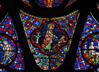 Fenêtre w115 représentant la Création d