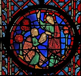 Dieu donne le livre à Jérémie