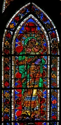 Fenêtre w202 représentant la Vierge et l
