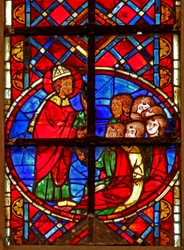 Saint Denis prêchant à Lutèce