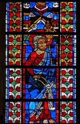 Fenêtre w211 représentant Saint Jude