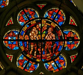 Adam et Ève avec le fruit et l