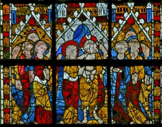 Fenêtre w217 représentant Saint Thomas le douteur