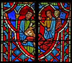 Dalila coupe les cheveux de Samson. Juges XVI 19