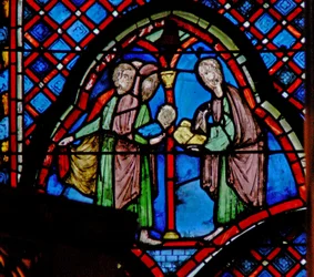 Saint Jean-Baptiste : son père Zacharie écrit le nom de son fils
