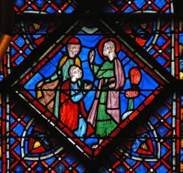 Saint Jean-Baptiste : prêche et bénit