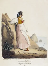 Femme de Capri - Royaume de Naples