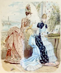 Femmes dans une station balnéaire, 1885