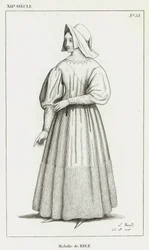 XII Siècle, Mabille de Riez (gravure)