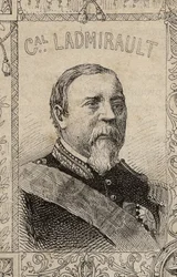 portrait du général français Paul de Ladmirault - 1870-71 (gravure)