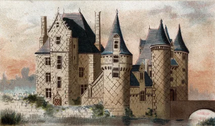 Vue du Château du Moulin (Loir-et-Cher)