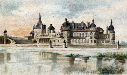 Vue du château de Chantilly (Oise)