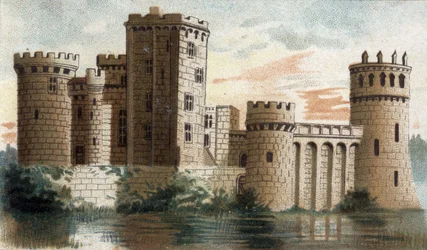 Vue du château de Guillaume (Indre)