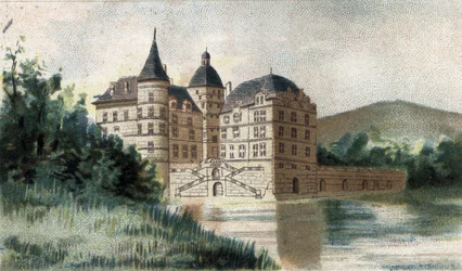 Vue du château de Vizille en Isère