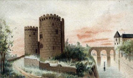 Vue du château de Cinq Mars (Indre et Loire)