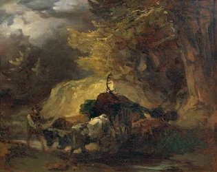 Après la chasse (Retour de la chasse au cerf)