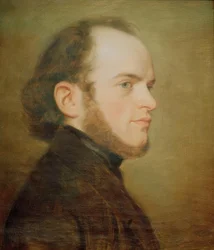 Portrait du jeune Adolph Menzel