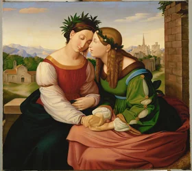 Allemagne et Italie, après 1828 (huile sur toile)