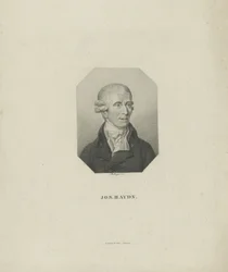 Portrait du compositeur Joseph Haydn 1732-1809, 1818