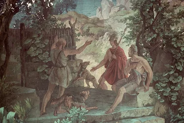 Ulysse chez le porcher Eumée, scènes de l