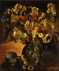 Nature Morte avec Fleurs et Bol