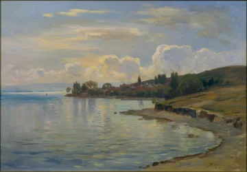 Paysage lémanique de la côte de Savoie