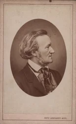Portrait du compositeur Richard Wagner 1813-1883, c. 1875
