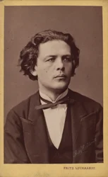 Portrait du compositeur Anton Rubinstein 1829-1894, vers 1870