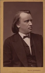 Portrait du compositeur Johannes Brahms 1833-1897, c. 1875