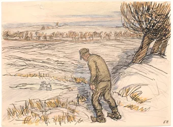 Le Paysan au lac gelé