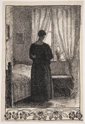 Dans la chambre à coucher. Anna Syberg?