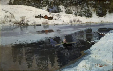 Hiver à la rivière Simoa