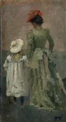 Alexandra Thaulow avec Ingrid