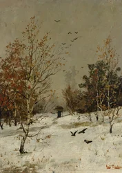 Hiver, vers 1876